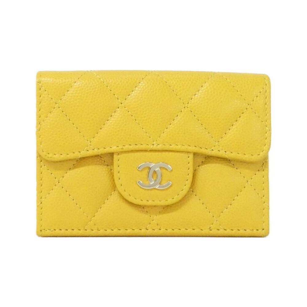CHANEL Authentic Yellow Wallet - Picture 1 of 8